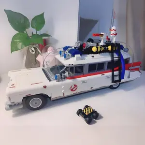 Ecto-1 Building Block Model for Kids and Adults, Unique Display Brick for Birthdays and Christmas Gifts, Moc10274 Creative Toy, Model Car Kit