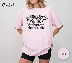 Funny Mom Shirt, Proud Kids T-Shirt To Be A Mom Of A Few Goofy Kids, Life T-Shirt, Funny Mother's Day Gift, Funny Parenting T-Shirt, T-Shirt Funny Mom Quotes, Relaxed Fit Tees