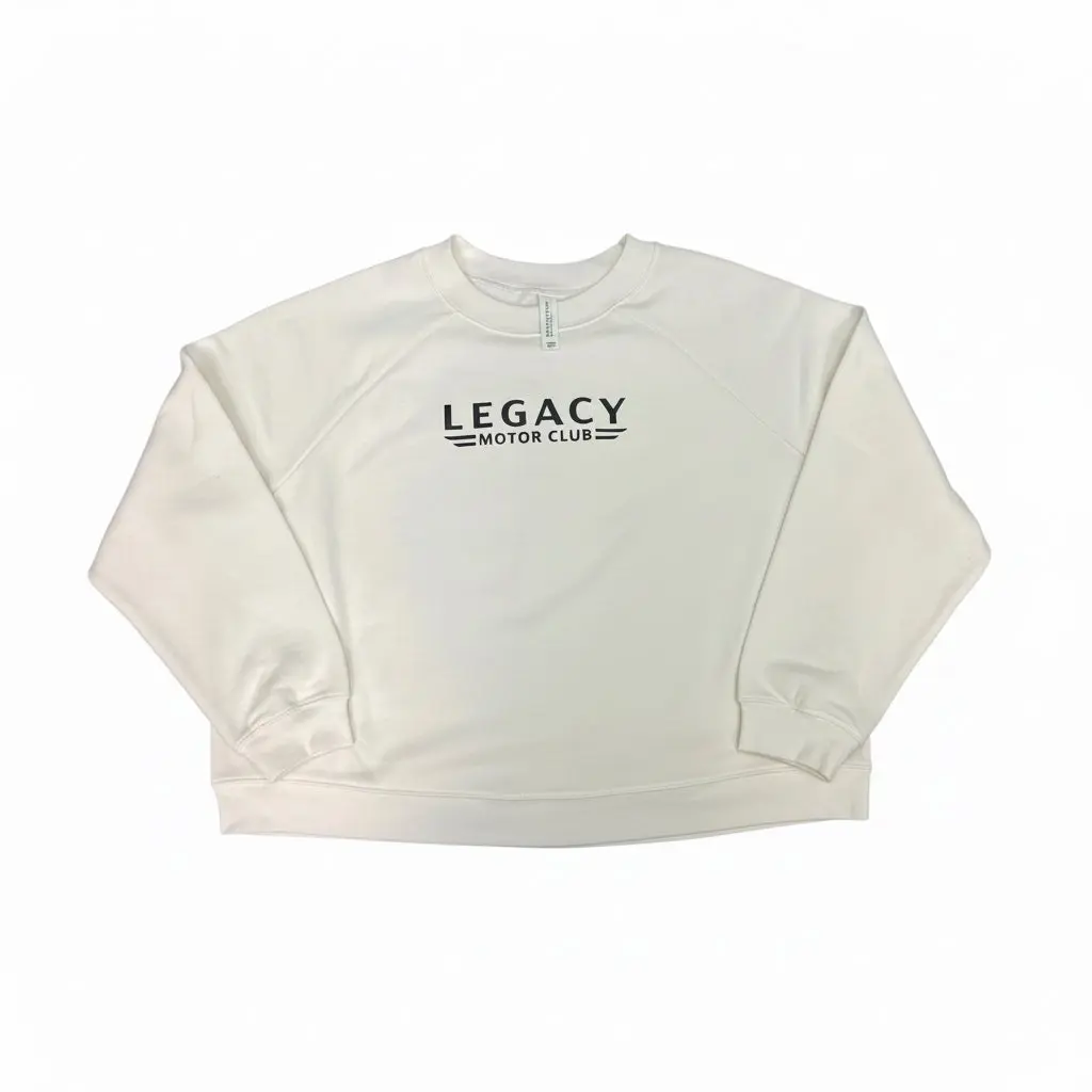 LEGACY MOTOR CLUB BELLA CANVAS CROP CREWNECK SWEATSHIRT