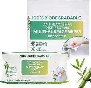 FPN Multi-Surface Wipes 7x8 in, 4CT 240 Wipes, Safe for Home, Office, Travel – Unscented