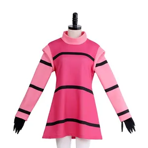 Women's Zim dress, pink dress, suitable for casual Halloween stage costume Cosplays