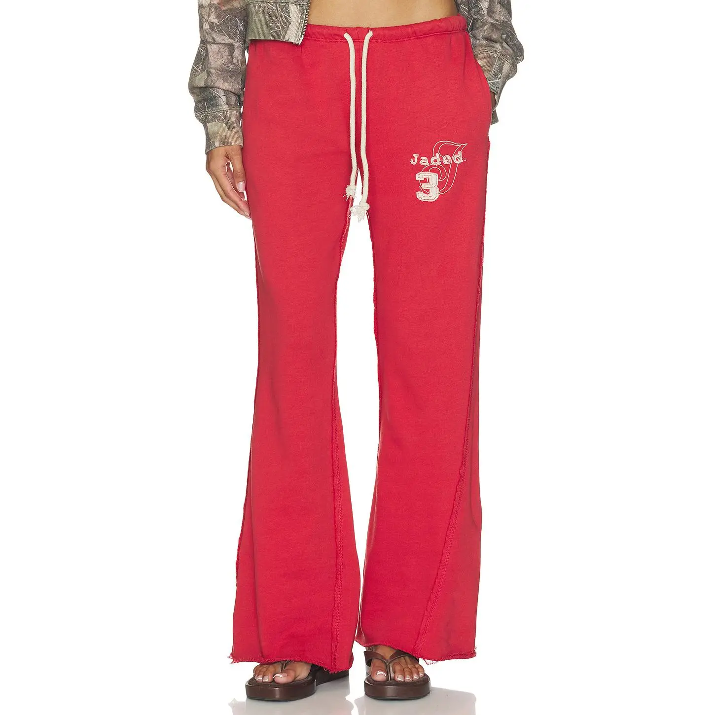 Jaded London Cleo Jogger in Washed Red