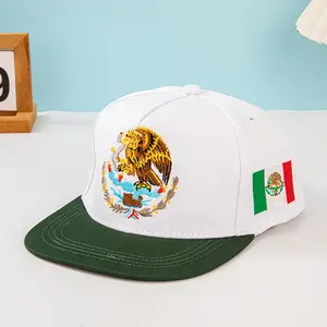 Unisex Mexico Flag Embroidered Camouflage Baseball Cap Mesh Hat Adjustable Sunscreen Leisure Hat for Outdoor Sport Spring Autumn Travel Beach Vacation