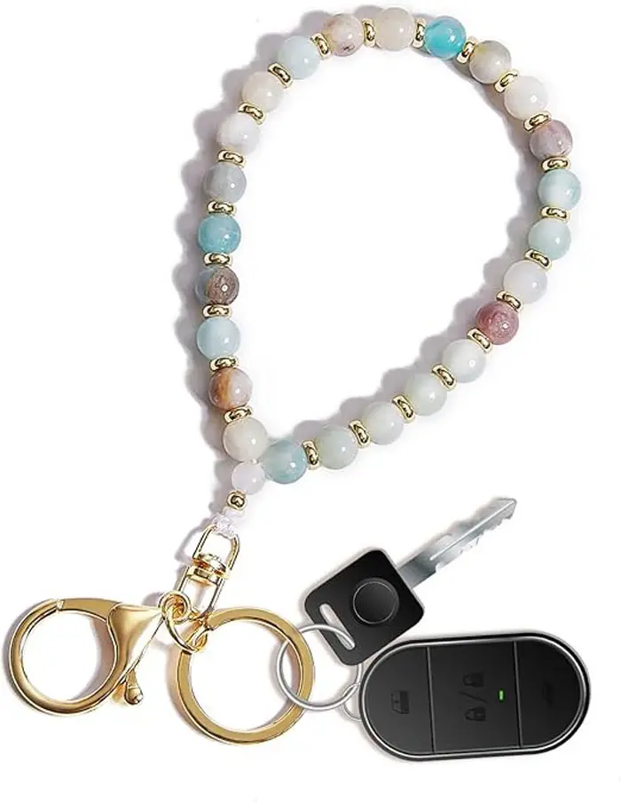 Keychain Wristlet 14k Gold Wrist Keychain Bracelet Cute Keychain Accessories Car Key Chain Bracelet for Women