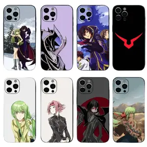 Anime C-Code Geass-s Phone Cases For iPhone 17 Promax Pro Air 16 Plus 15 14 13 12 11 Soft Silicone Black TPU Shockproof Protective Cover Gift For Birthday Christmas Halloween