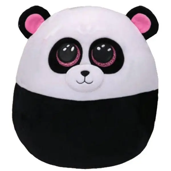 TY Squish-A-Boos Plush - BAMBOO the Panda Bear (Small Size - 8 inch)