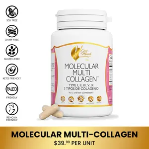 Coco March N.M.D Molecular Multi-Collagen Dietary Supplement, Skin, Nail and Joint Health Boosting Wellness Supplement for Adults Edible Healthcare