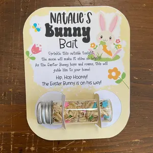 Easter Personalized Bunny Bait Card