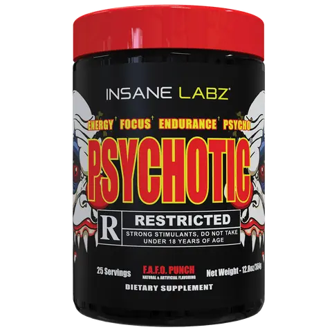 Insane Labz Psychotic Rated-R Energy Preworkout