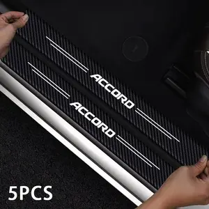 Honda Accord 5pcs Threshold Sticker Set, Car Decals, Waterproof & Scratch-Resistant, Easy Installation, Batch A19961208, No Ca Prop 65 Compliance