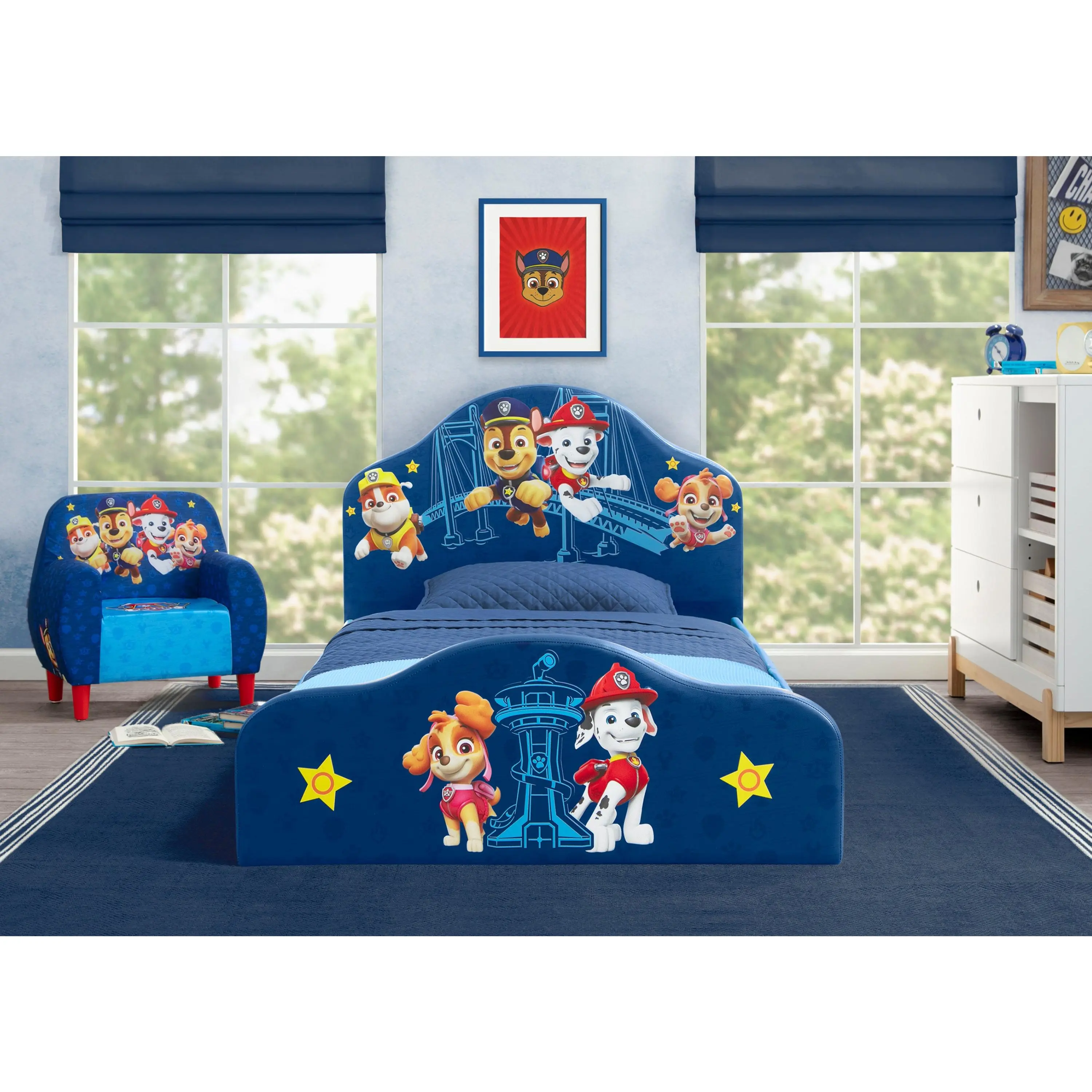 PAW Patrol Upholstered Twin Bed PAW Patrol Upholstered Twin Bed