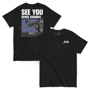 Space Cowboy Anime Shirt, Graphic Tee, Vintage Anime T-Shirt, Japanese Streetwear
