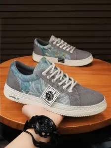 Men's Breathable Anti-Odor Fashion Sneakers, Lightweight Comfortable Soft Sole Low Top Casual Shoes, New Style Canvas Trainers, Walking Sneakers Shoes