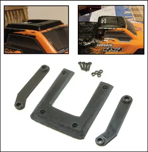 Upgrade Roof Rack Skid Plate Protector for Arrma Granite V3 (WHITE ONLY)