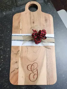 Wood Engraved Cutting charcuterie monogram board personalized gift for mom wedding engagement retirement house warming gift,  bridal shower couple gift cheese serving tray closing realtor gift custom engraving mothers day serving glatter