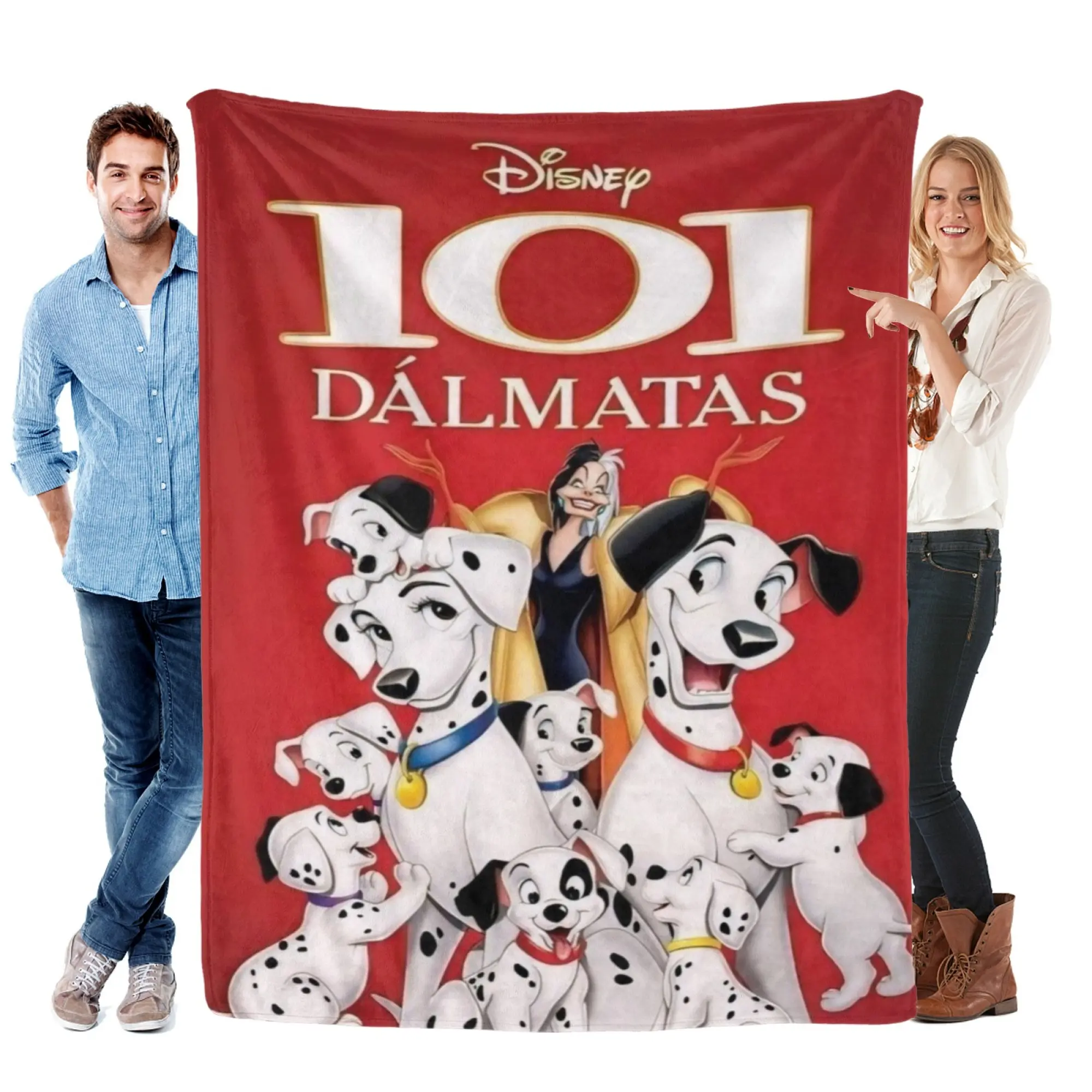 Disney Blanket (101 Dalmatians) Textiles & Soft Furnishings Bedding and Linens Throw