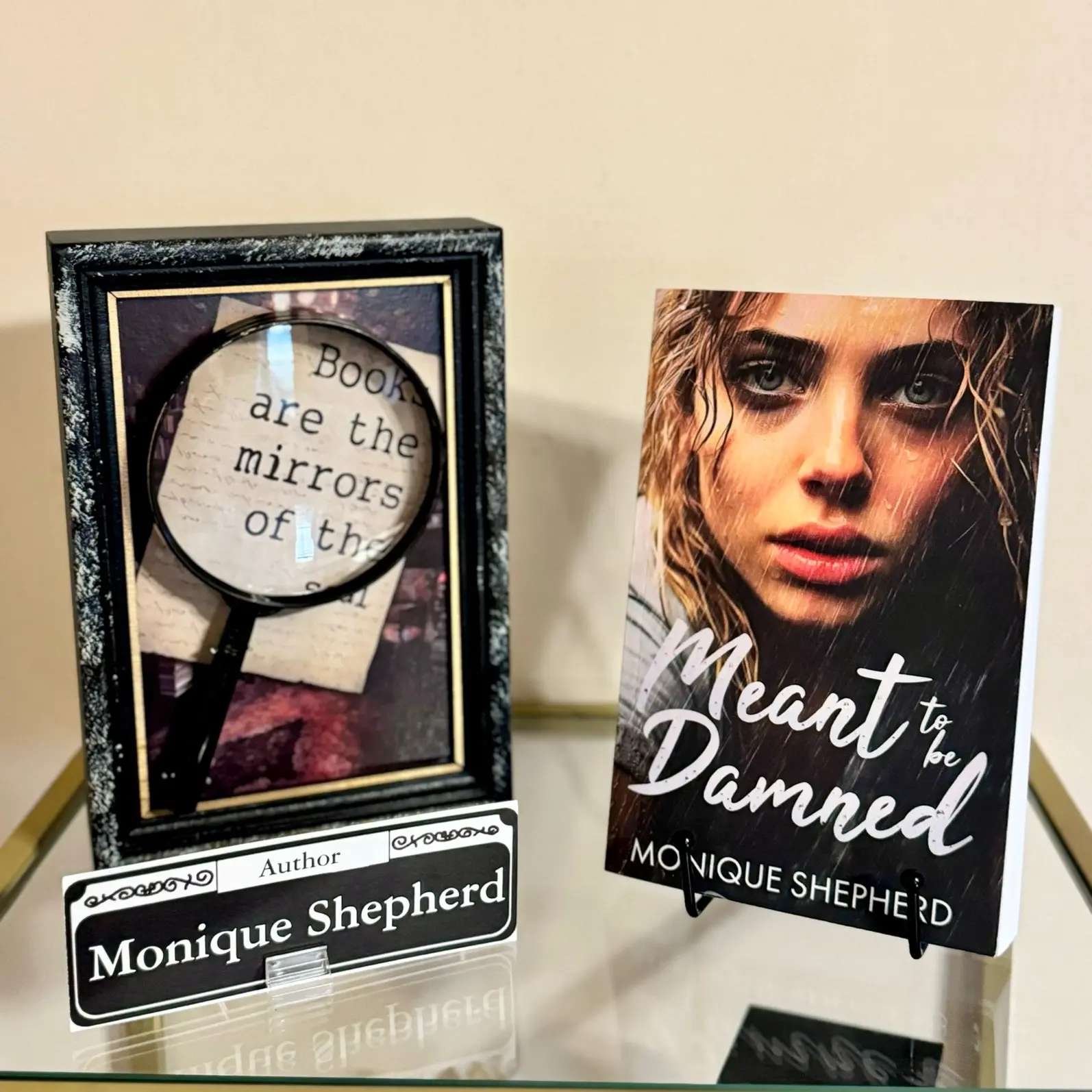 Signed Meant to be D*mned paperback by Monique Shepherd