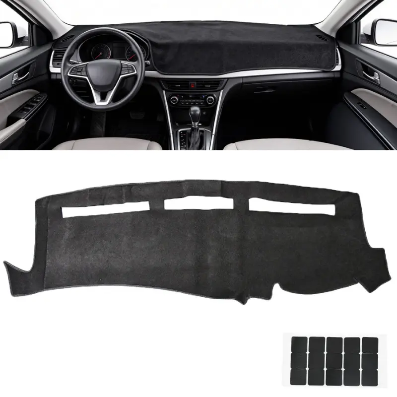 Custom-Fitted Anti-Slip Dashboard Cover Mat - Peel-Stick, Sun Protection Car Auto Accessory, Perfect Contour Truck Interior Accessories for Chevy Silverado 1500, Silverado 2500, Tahoe (2001-2006), Automotive
