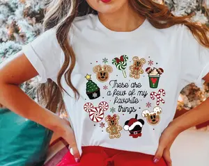 These Are A Few Of My Favorite Things Christmas Shirt,Very Merry Christmas Tee, Holiday Vacation Gifts