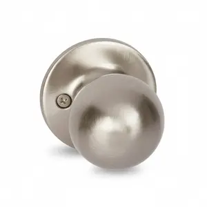 Ashland Dummy Door Knob, Satin Nickel