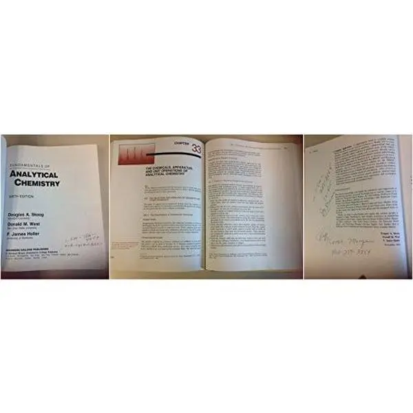 USED-FUNDM OF ANALYT CHEMISTRY 6E by SKOOG (Hardcover)