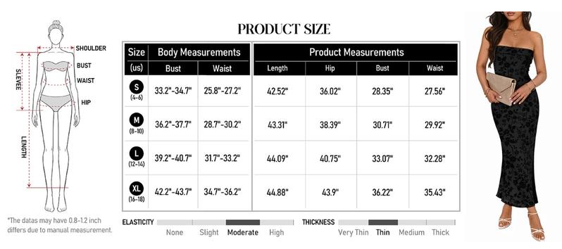 MEROKEETY Women's 2026 Summer Floral Strapless Dress Bodycon Tube Slit Mesh Wedding Guest Cocktail Party Maxi Dresses MEROKEETY Women's 2026 Summer Floral Strapless Dress Bodycon Tube Slit Mesh Wedding Guest Cocktail Party Maxi Dresses