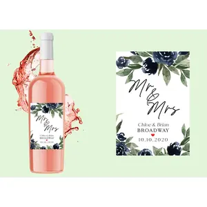 Mr&Mrs Wine Label
