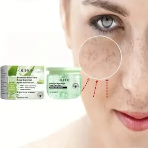 80g Hyaluronic Acid Essence Cream with Aloe Vera & Vitamin C - Moisturizing & Nourishing Dry Skin Facial Cream for All Types, Hypoallergenic Formula, Revitalizing Effect, Moisturizes Rejuvenates, Modern Packaging