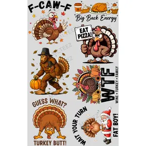 F-CAW-F THANKSGIVING PREMADE GANGSHEET  - 22X36  DTF TRANSFERS - DIRECT TO FILM