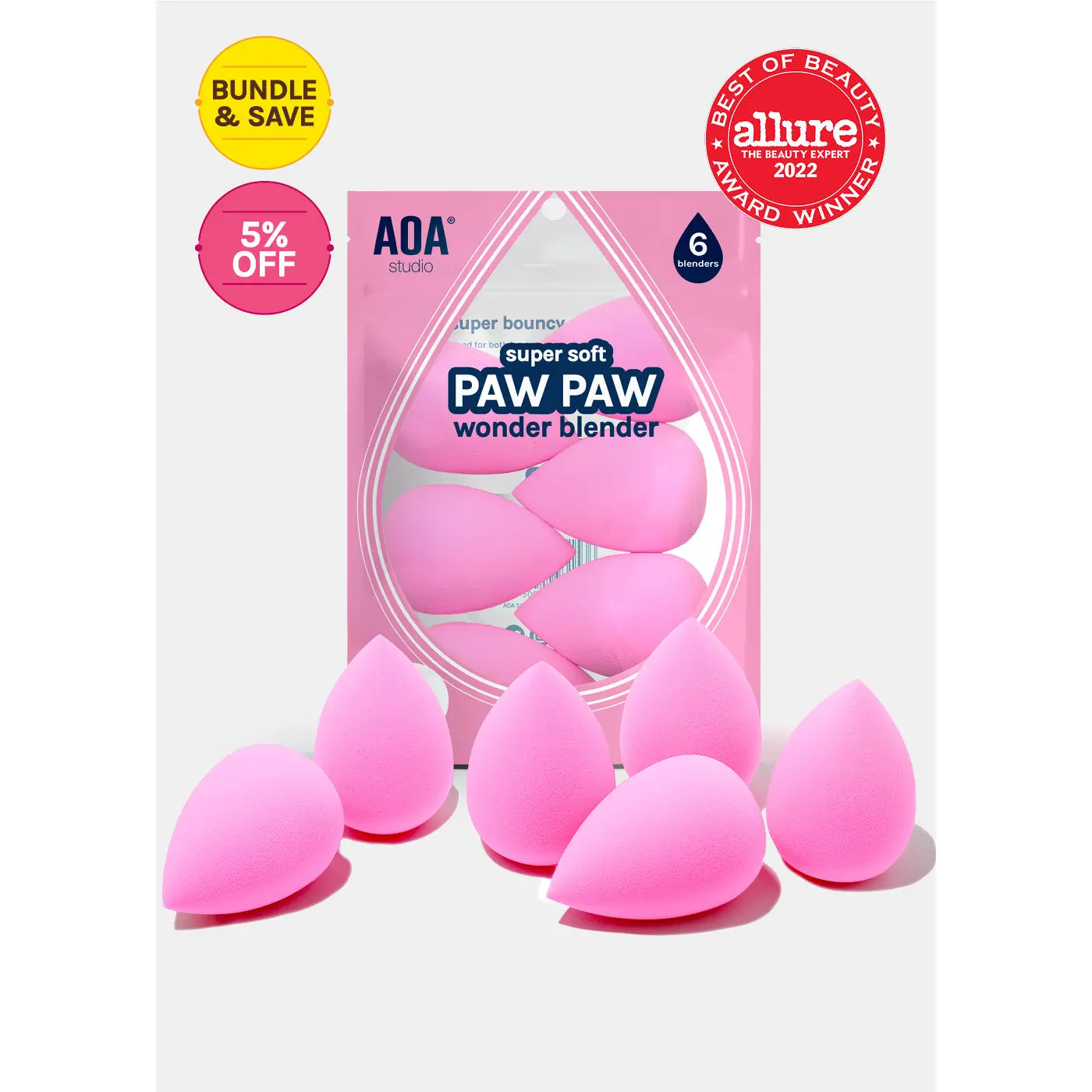 Paw Paw: Super Soft Wonder Blender - 6 Pack
