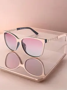 Women's Ombre Tinted Lens  Sunglasses, Trendy Casual Sunglasses for Everyday Use, Fashion Accessories for Outdoor Activities