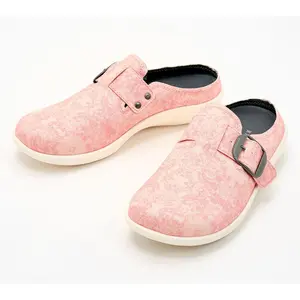 Revtialign Orthotic Canvas Buckle Mules - Solaire