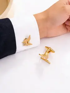 Men's Cufflinks Set, Stainless Steel Wolf King Design, Perfect Gift for Father Husband Boyfriend Brother Friend