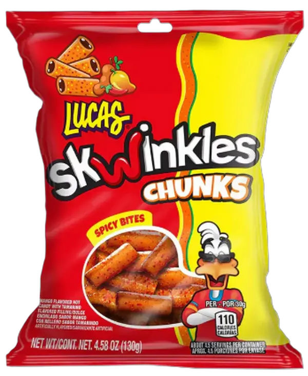 Lucas Skwinkles Chunks Mango Tamarind Candy