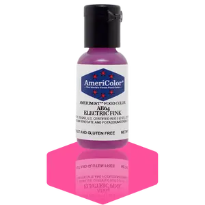 AmeriColor, Electric PInk, .65 Ounce, AmeriMist Airbrush Food Coloring