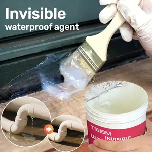 Transparent Waterproof Agent for Rvs Boats & Homes, Nanotechnology Leakproof Coating, Durable Long-Lasting Protection, Easy Brush Application