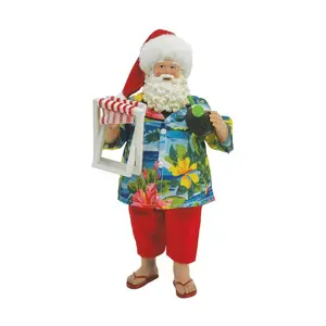 Santa's Workshop 10.5" Beach Santa and Chair