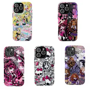 M0n3ter High Characters Protective Phone Case,Tough phone case,for iPhone 16/15/14/13/12/11/17 ProMax Plus for Samsung phones, Gift for her, an excellent choice for Halloween, Christmas and Thanksgiving.