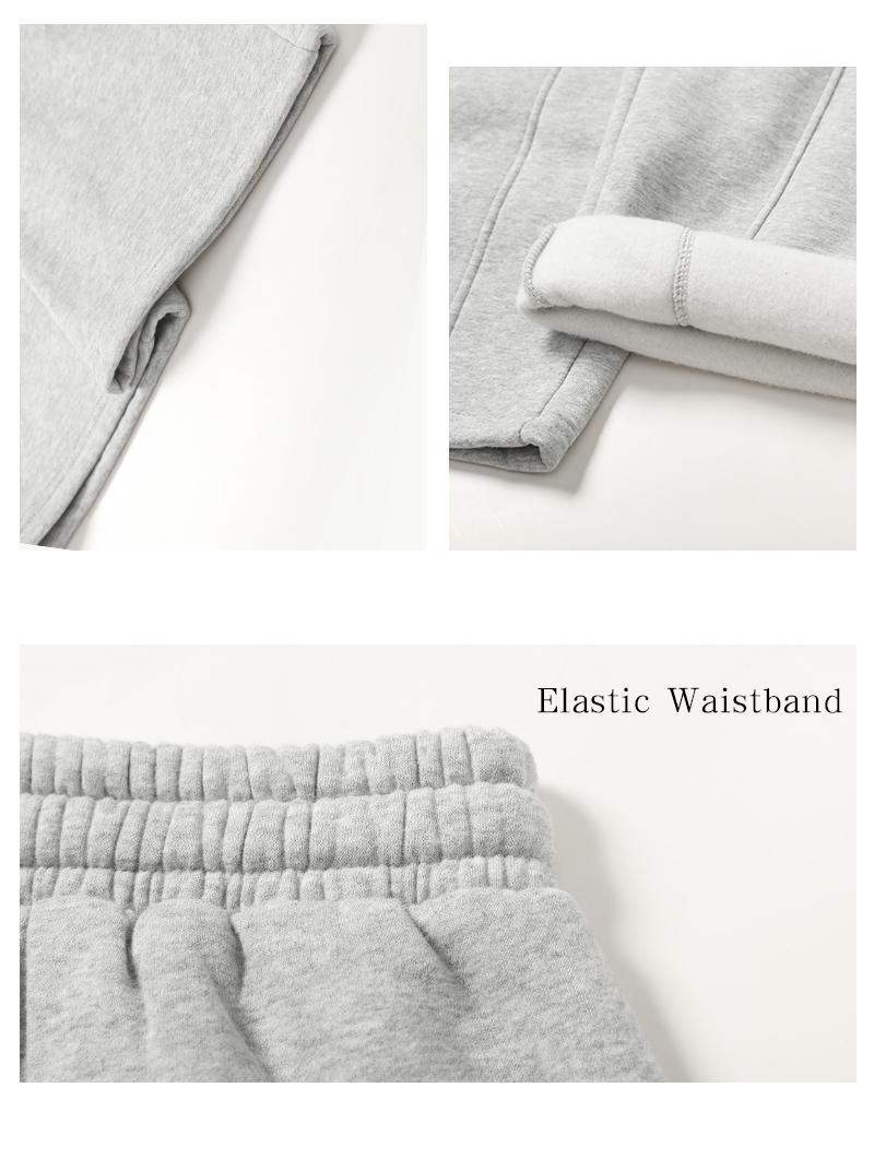 Men's Fleece Thermal Lined Sweatpants Oversize Drawstring Waist Casual Loose Pants for Fall Winter School Season Daily Wear