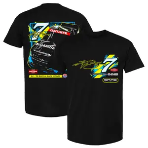 Gildan KYLE BUSCH #7 Gainbridge Atlanta 2-Spot Truck Black Win Tee Racing Motor Style Unisex T-Shirt All Sizes MotorSport Gifts 100% Cotton Material