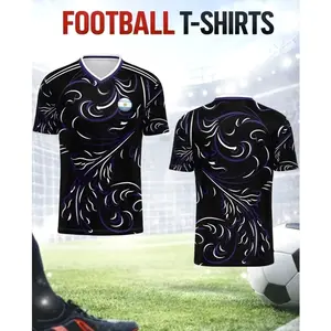 2026 New Men's Football T-shirt, Argentina Away Jersey, V-neck Top, Jersey Shirts, Quick-drying Material Comfortable and Breath, Suitable for Team Matches, Training, Sports, Spring and Summer Season P
