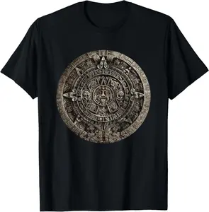 100%cotton Aztec or Mayan Calendar Maya Men Women Kids T-Shirt