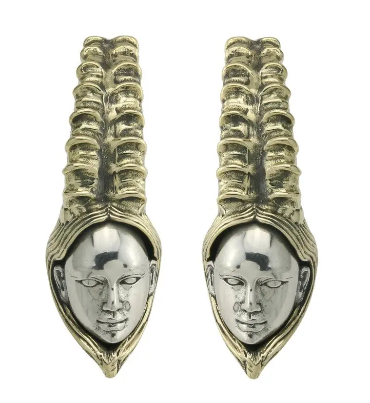 Siren Brass Ear Weights Siren Brass Ear Weights
