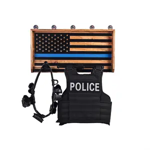 Thin Blue Line Law Enforcement Gear Wall Rack