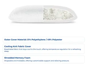 Harmony Cooling Pillow - Cotton Material for Comfortable Sleep