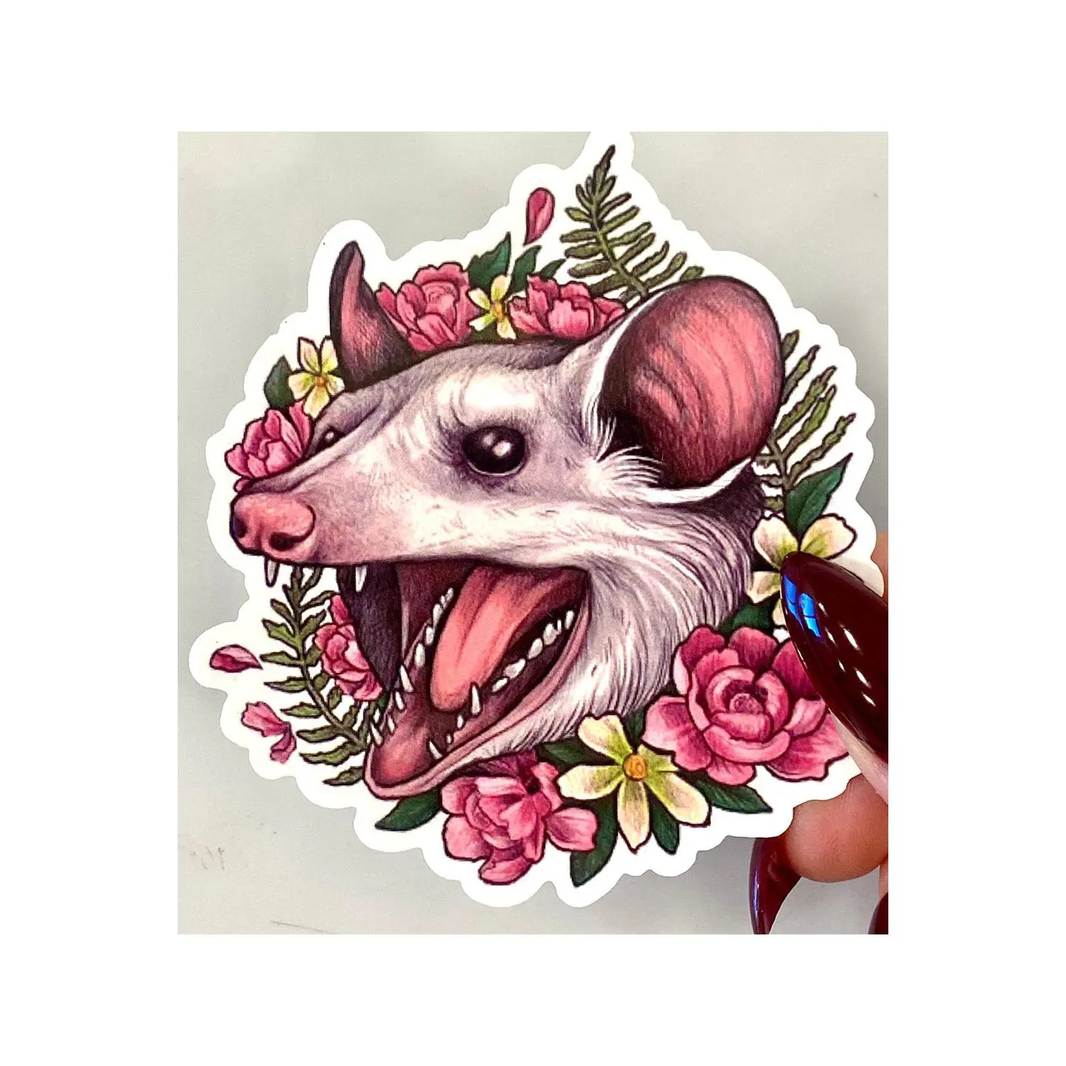 Blossom Possum Sticker