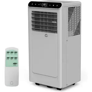 Garvee 10000 BTU Portable Air Conditioner, 3-in-1 AC Unit with Dehumidifier & Fan, Remote Control, 24H Timer, Cools Up to 450 Sq.Ft, Auto-Drainage for Bedroom Living Room Office Garage