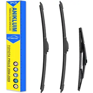 ANIKLUIM® Wiper Blades: 3-Pack Windshield Wipers for Prius 2004-2009 - All-Season Beam Design - Plug and Play - Exact Replacement for Toyota Cars (26''/18''/16'')