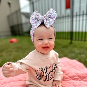 Pastel Checkered Ghost Headband