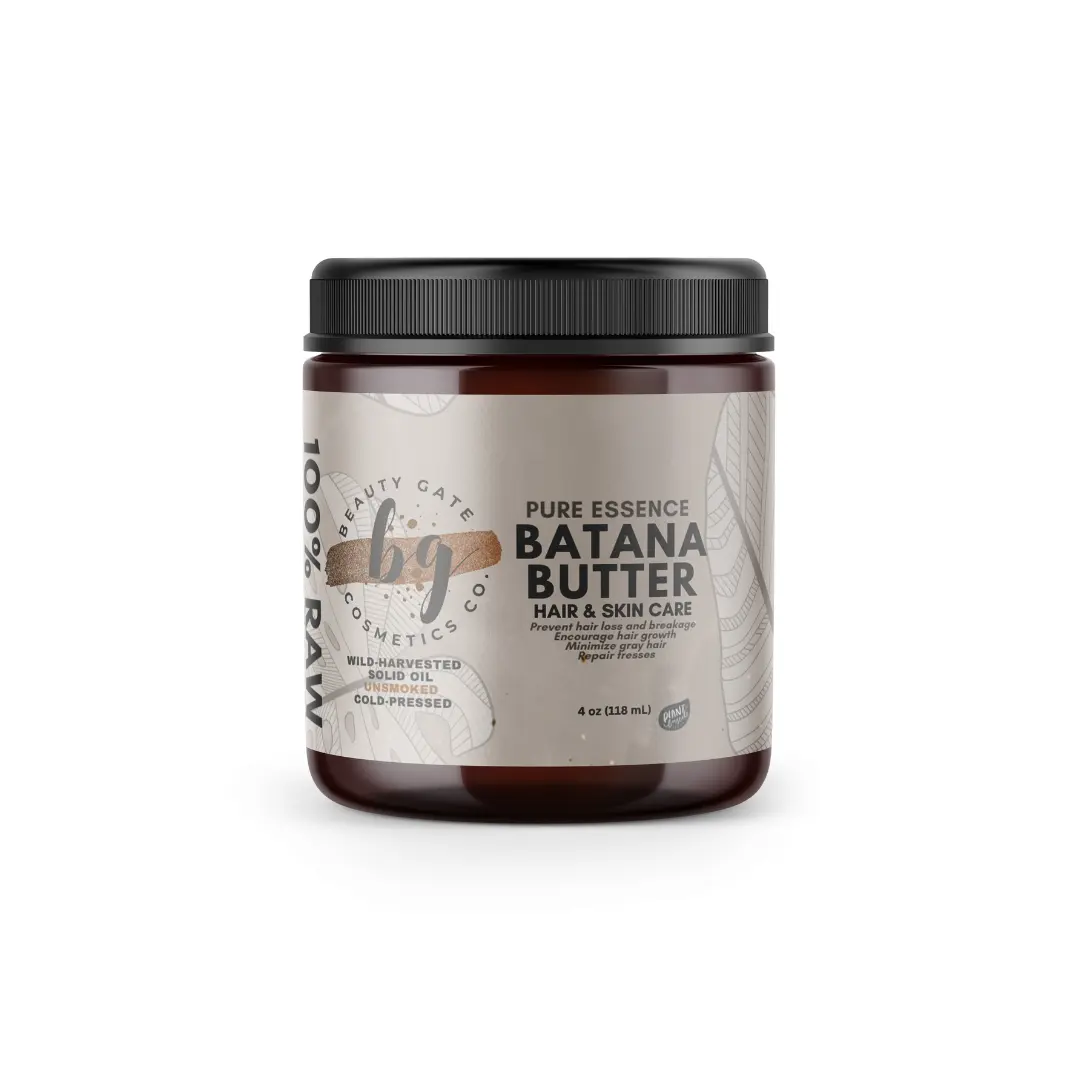 Beauty Gate Pure Essence Raw Batana Butter - Moisturizing & Nourishing - Excellent for Hair and Skincare - Unroasted Batana oil